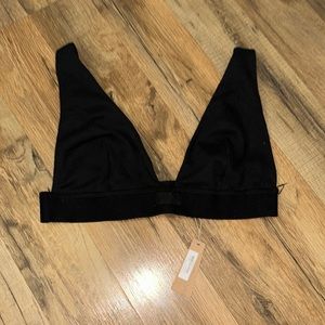 SKIMS COTTON JERSEY PLUNGE BRALETTE
